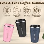 كوب قهوة معزول مع غطاء