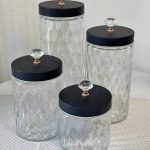 طقم علب كرستالي (عدد 4)