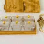 طقم مكسرات مع صنية