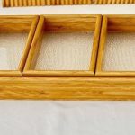 طقم مكسرات مع صنية خسب بامبو