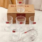 طقم 6كاسات عصير بلنك ماكس محزز