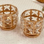 علبة كرستال بقاعدة