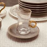 طقم كاسات / استكانة شاي الكرام 6+6