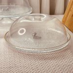 جاط كيك قاعدة زجاج غطا اكريلك  بدون رجل