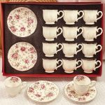 طقم فناجين قهوة حلوة انجليزي 12+12