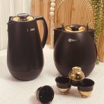 طقم تيرمس قهوة 2 قطعة مكفول ادنى حد تحت التحربة 6 ساعات