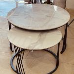 طقم سكملات 2قطعة وجه بورسلان (مش خشب)رجل معدن