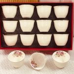 طقم فناجين قهوة سادة انجليزي