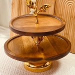 مضيفة خشب 2 طبقة رجل معدن(الاسعار في الوصف)