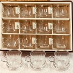 طقم فناجين شاي سادة عدد 12