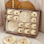 طقم فناجين قهوة محفر  عدد 12