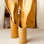 طقم مغارف خشب 3 قطع