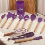 طقم مغارف سيليكون احجام كبيرة