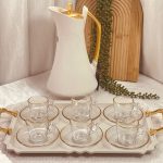 طقم ضيافة  الاسعار فردية فالوصف