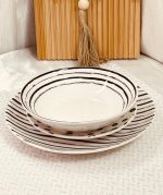 ⁦طقم صحون 18 قطعة ( 6 من كل حجم )⁩ - الصورة ⁦2⁩