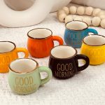 طقم فناجين قهوة ترند ملون عدد 6