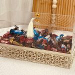 جاط كيك / جاط حلويات قاعدة معدن غطا اكريلك